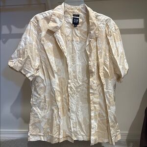 Men’s Hawaiian floral short sleeve button up MATCHING GIRLS DRESS